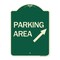 Signmission Parking Area Up Right Arrow Symbol Heavy-Gauge Aluminum Architectural Sign, 24" x 18", G-1824-24613 A-DES-G-1824-24613 - alternate 1